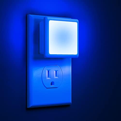 L LOHAS LED Night Lights Plug into Wall 2-Pack, 0.3W Plug in Night Light, Dusk to Dawn, 3000K Soft White, Bright Nightlight Auto-On/Off, for Adults Kids Room Bedroom Bathroom Hallway Kitchen, Non-Dim